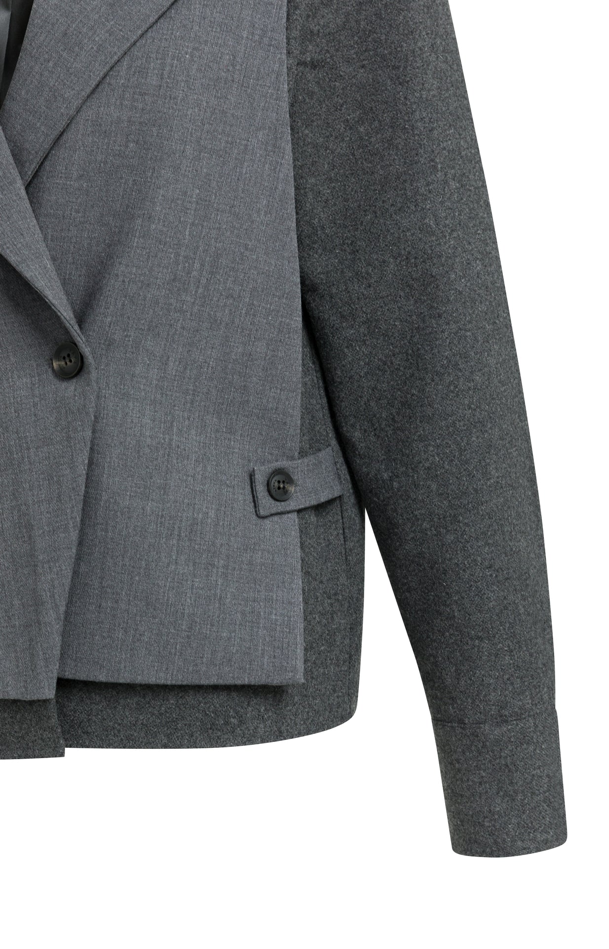 Blazer mit Kontraststoff