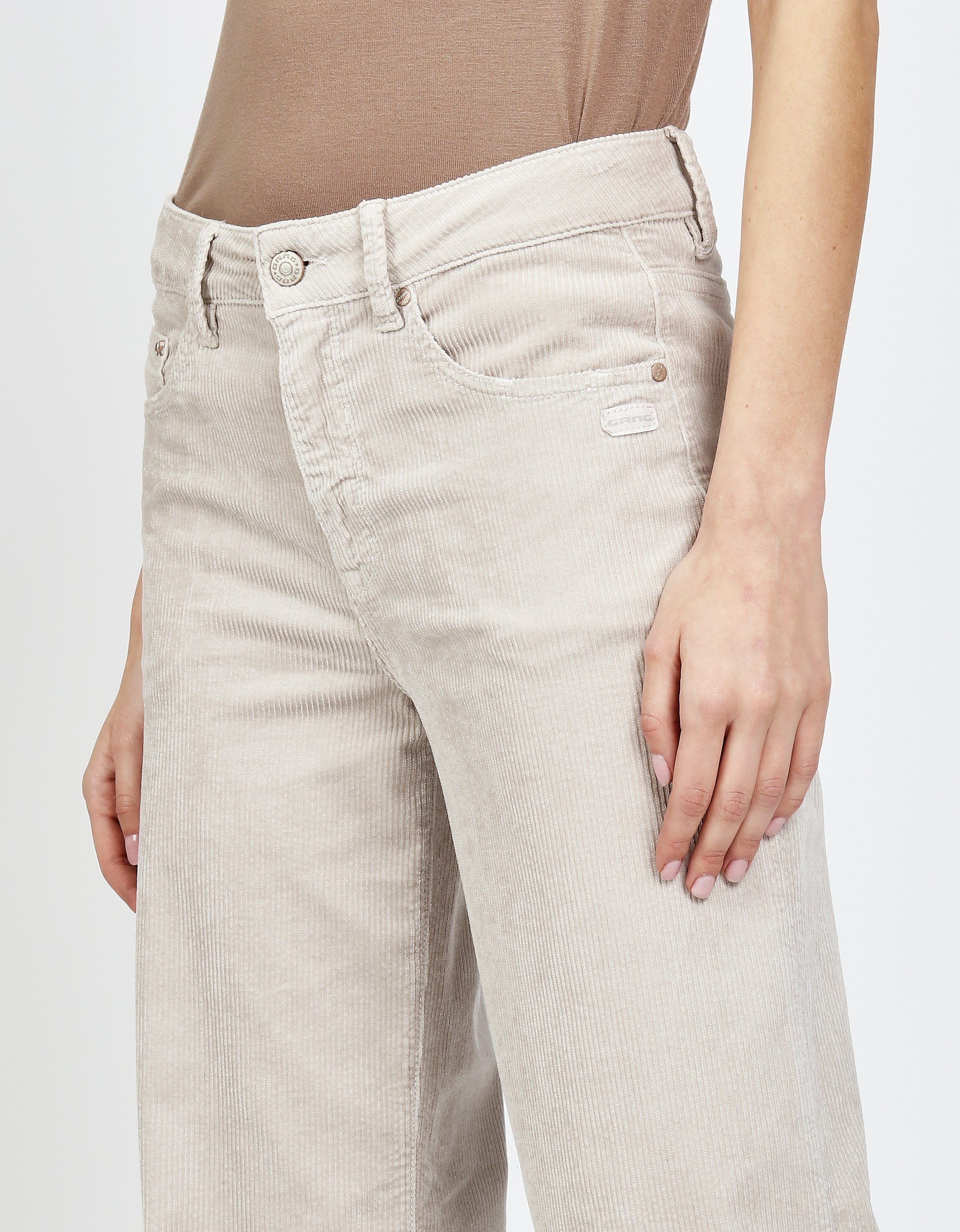Gang Hosen Silver Grey