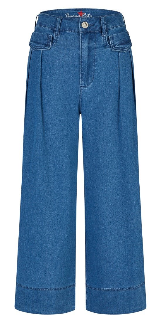 Buena Vista Wide Leg Stormy Denim