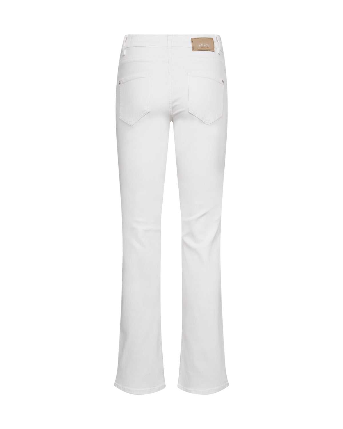 Mos Mosh Flared Leg Bright White