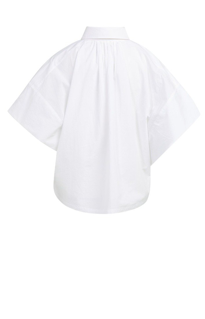 Oversize-Bluse mit weiten Ärmeln