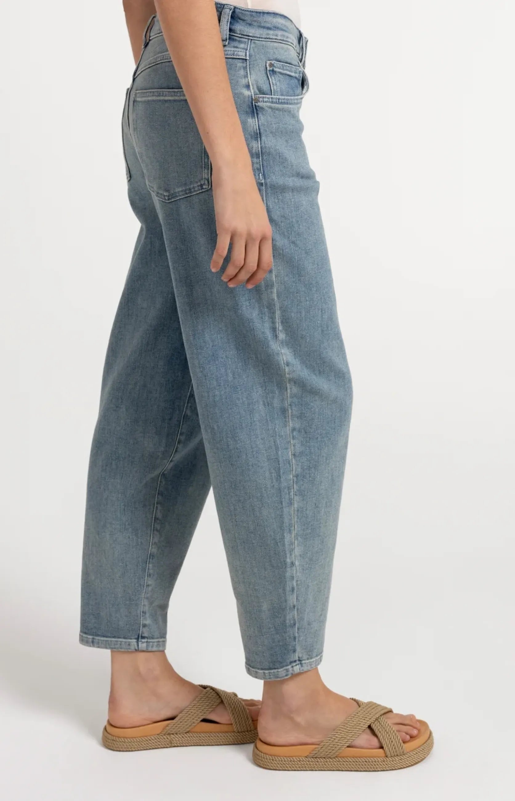 Denimhose mit lockerer Passform