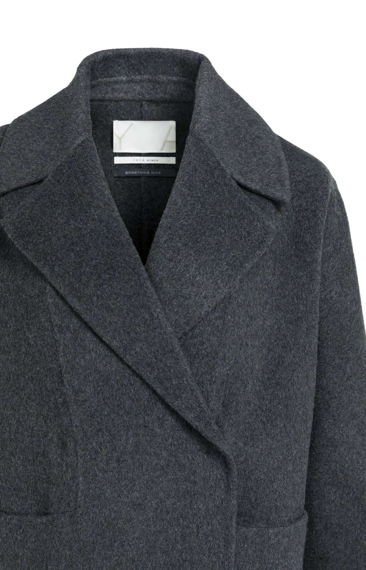 Oversize-Mantel aus Wollmischung