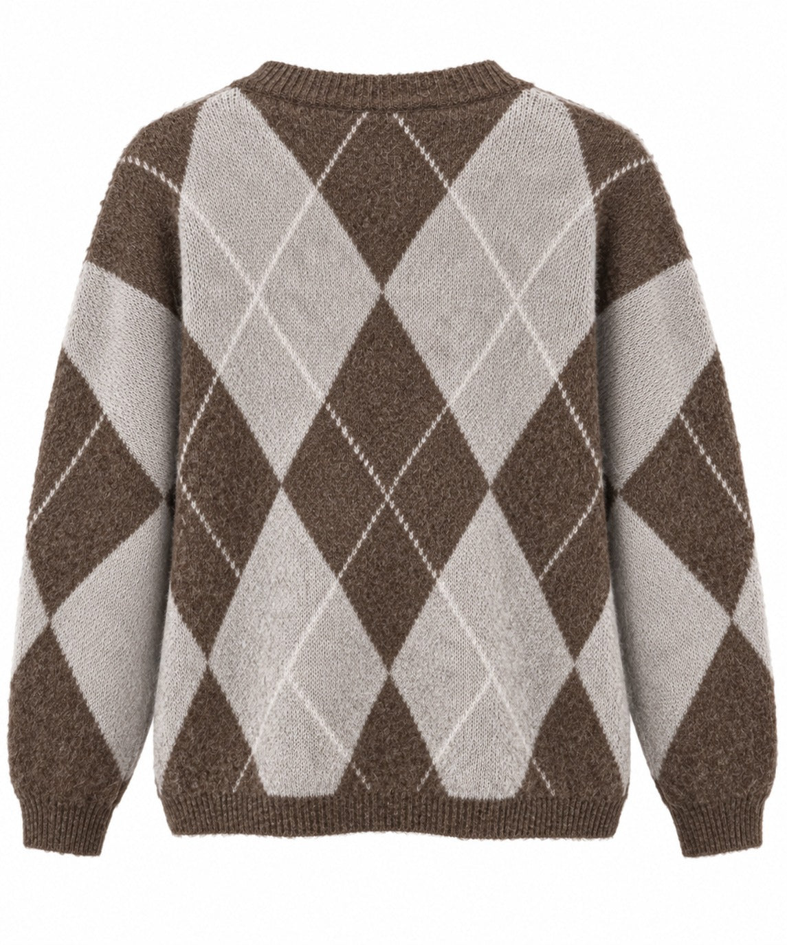 Strickpullover mit Argyle-Muster