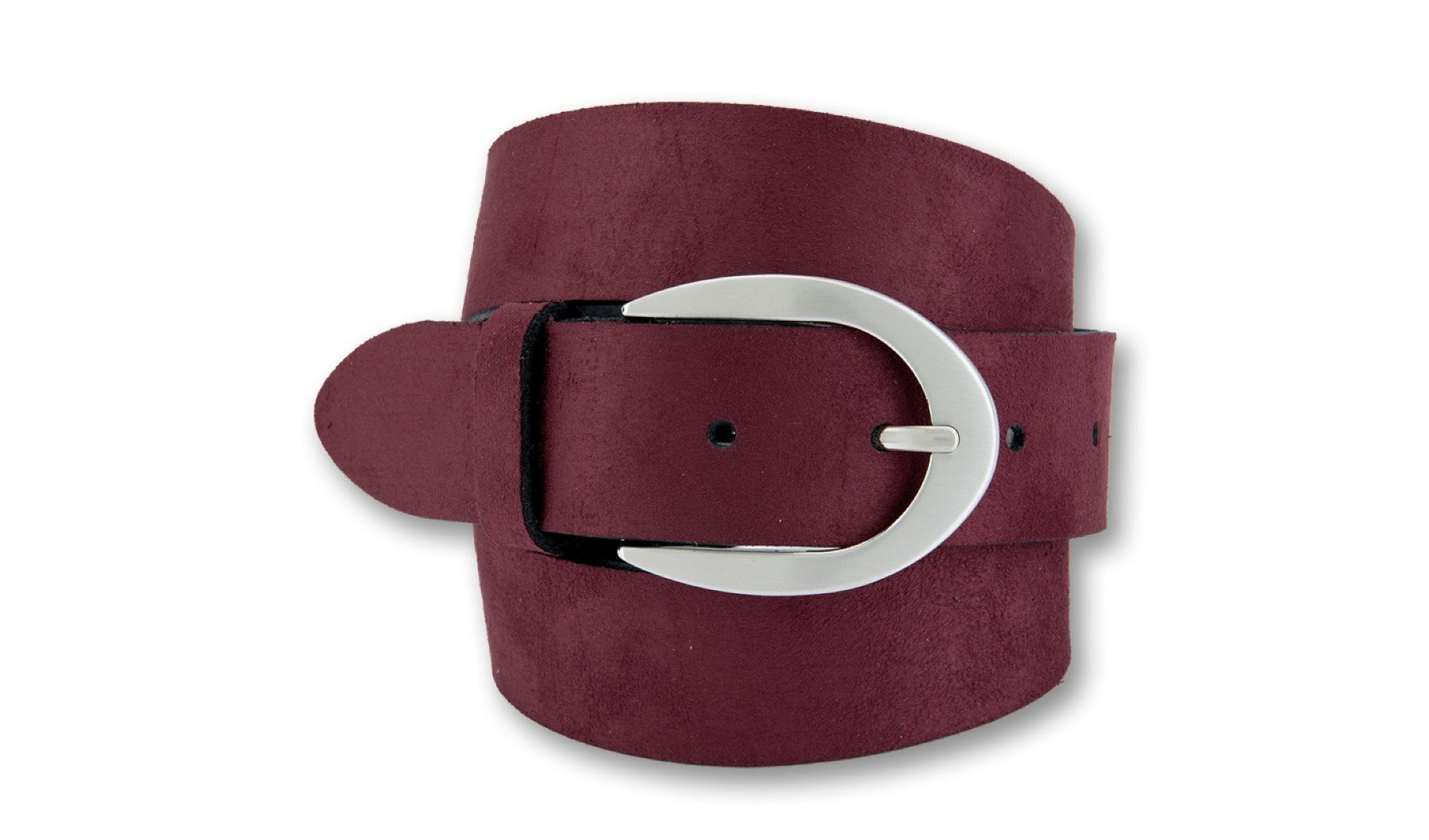 3,5cm Veloursledergürtel