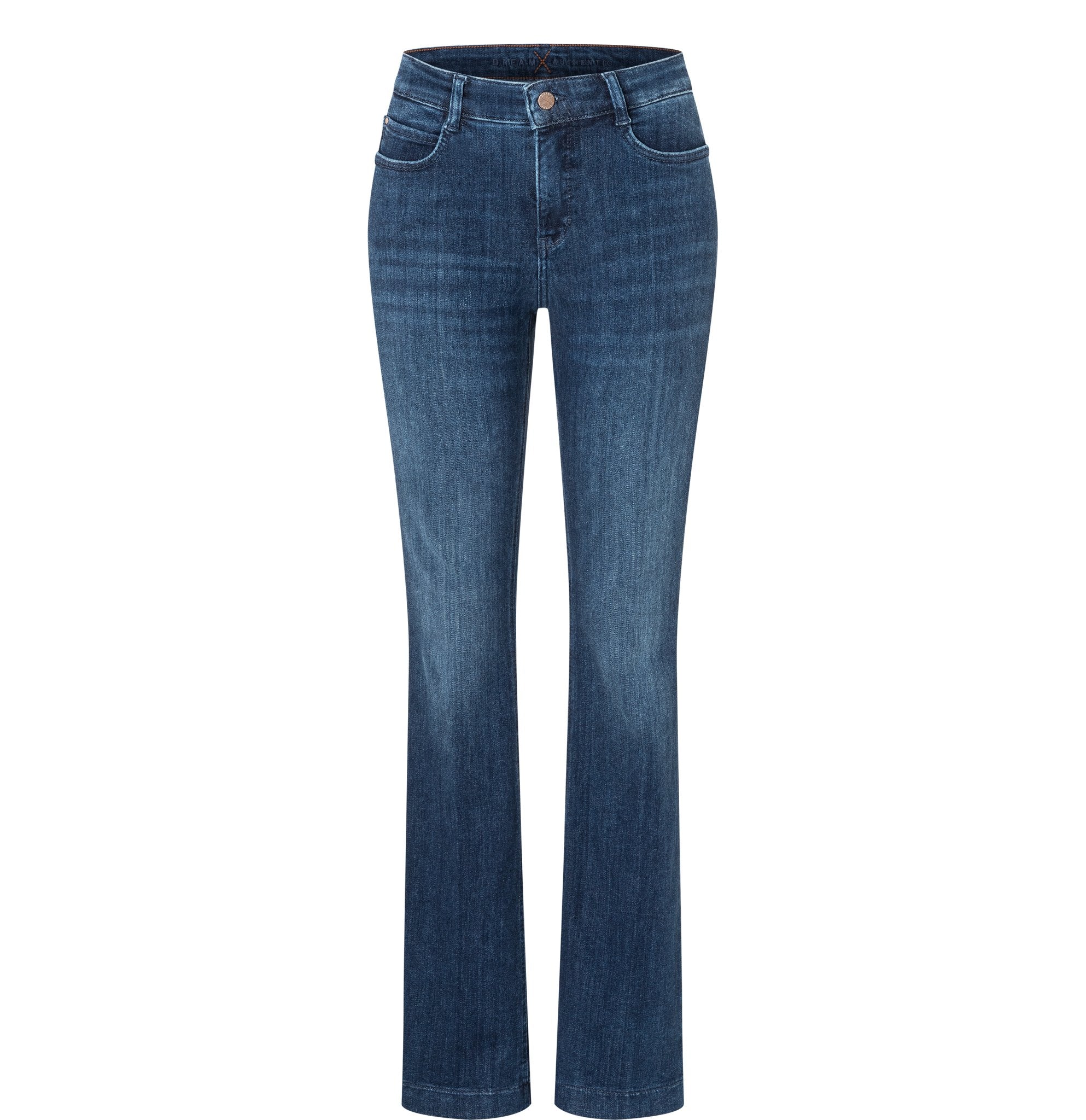 MAC Flared Leg Cobalt Authentic Wash