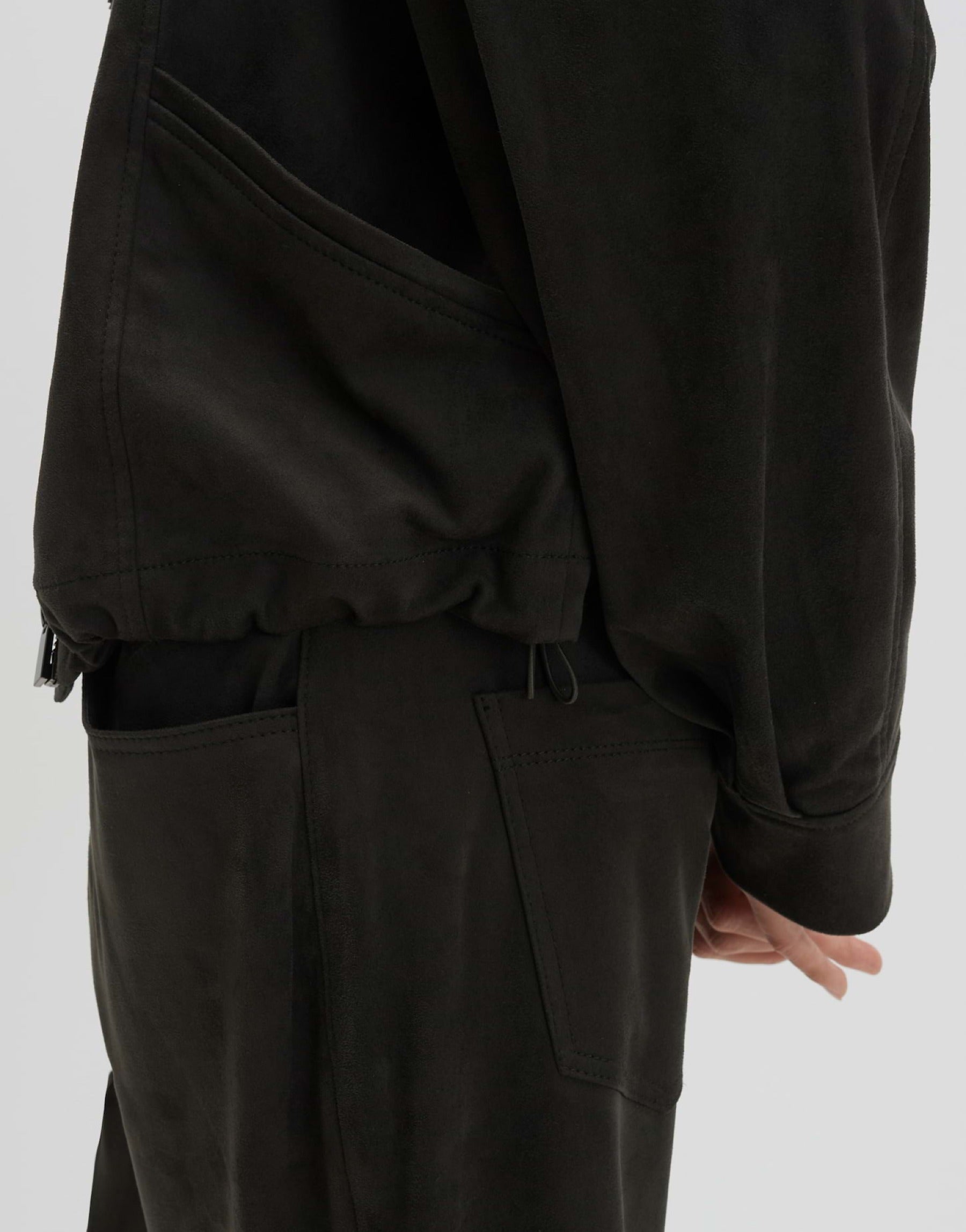 Blouson NEILA in Verlours Optik