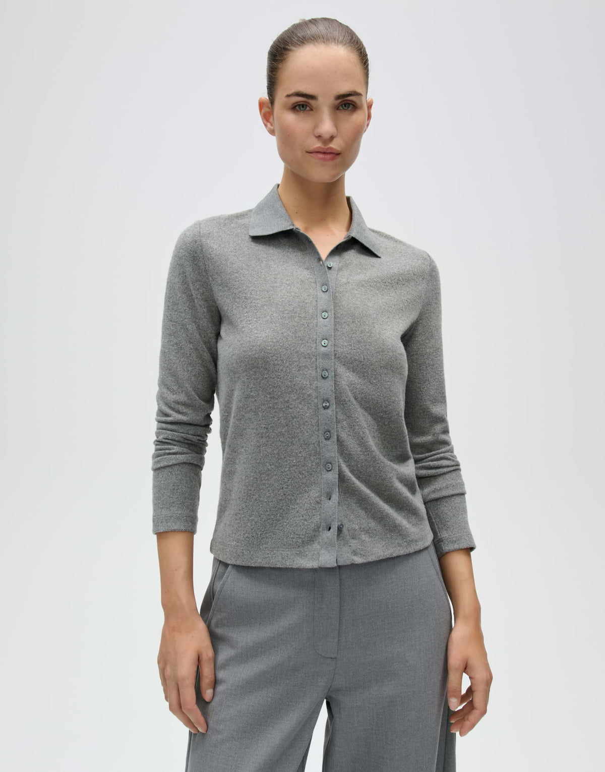 Langarm Poloshirt Sugimi