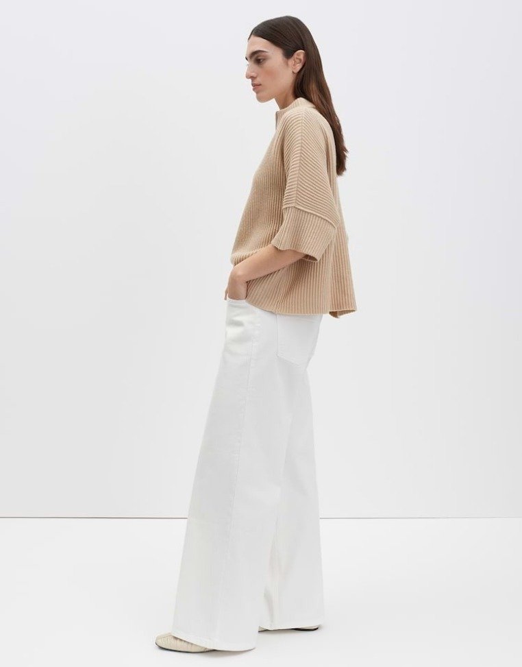 someday Wide Leg Off White