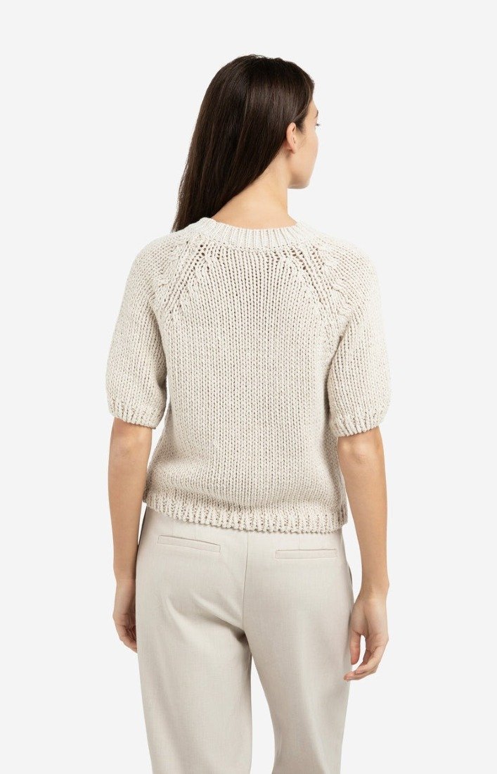 Yaya Strickpullover Kit Beige