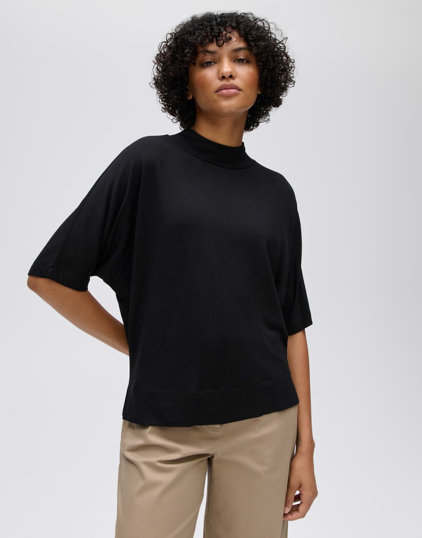 Jerseyshirt aus Viskose Mix
