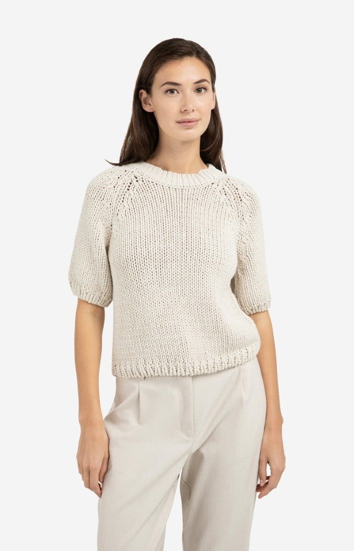 Yaya Strickpullover Kit Beige