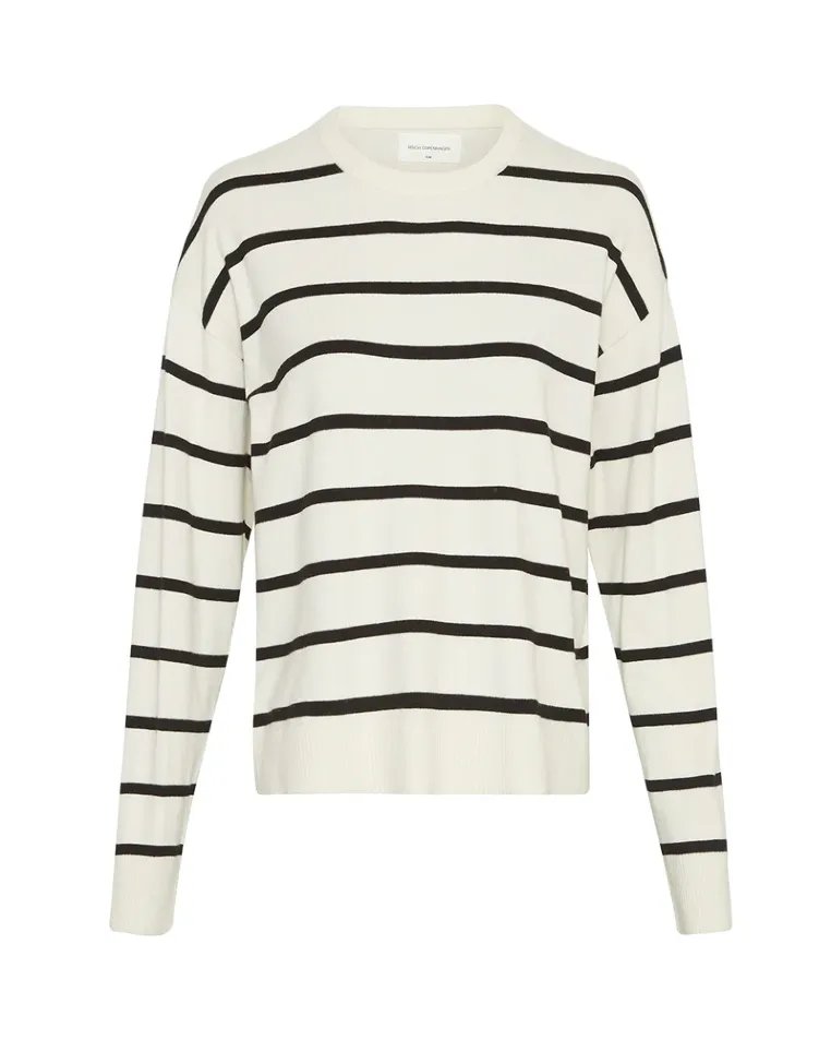 MSCH Copenhagen Strickpullover V Ice Black