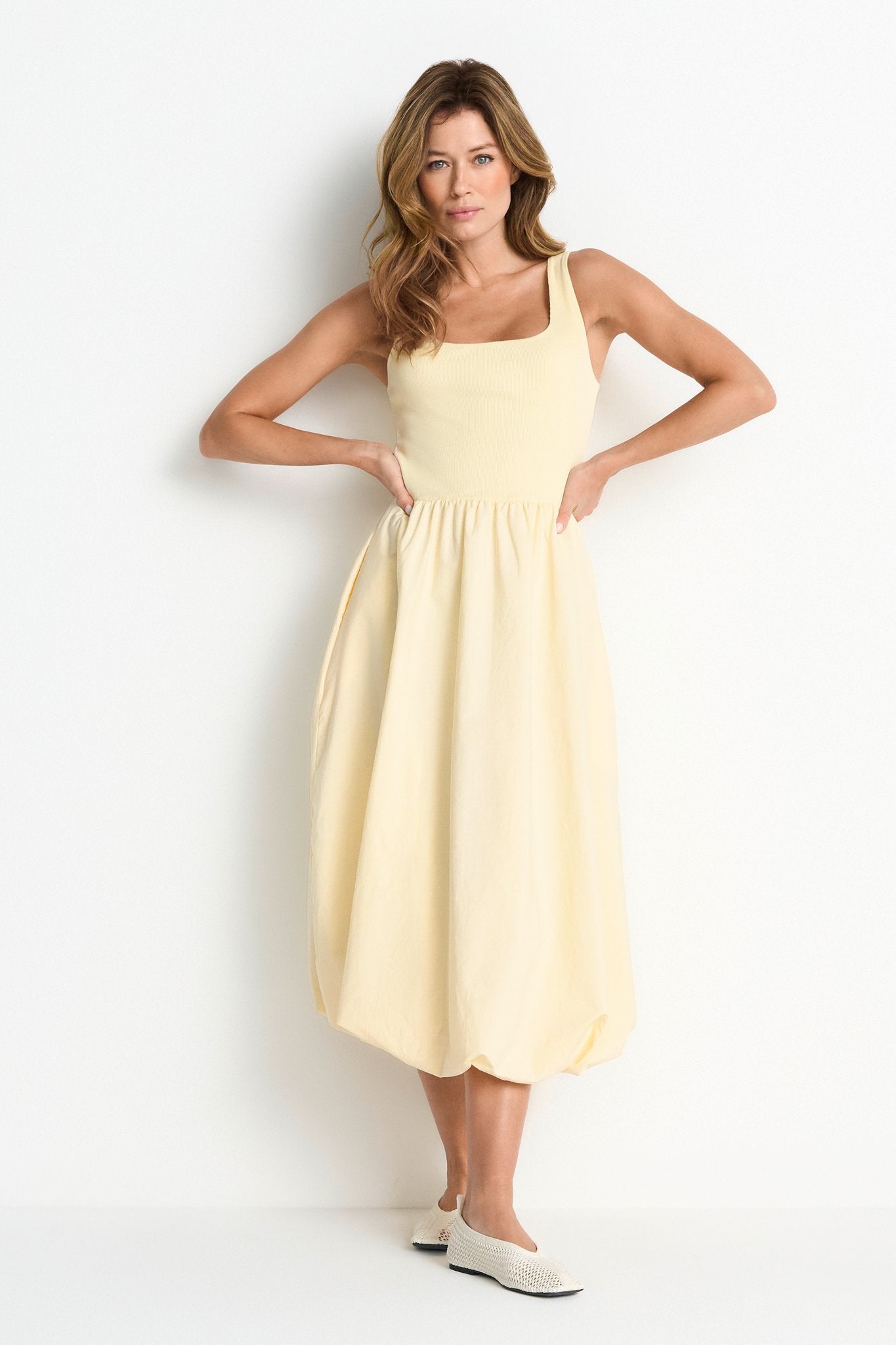 Ballonkleid mit Taschen