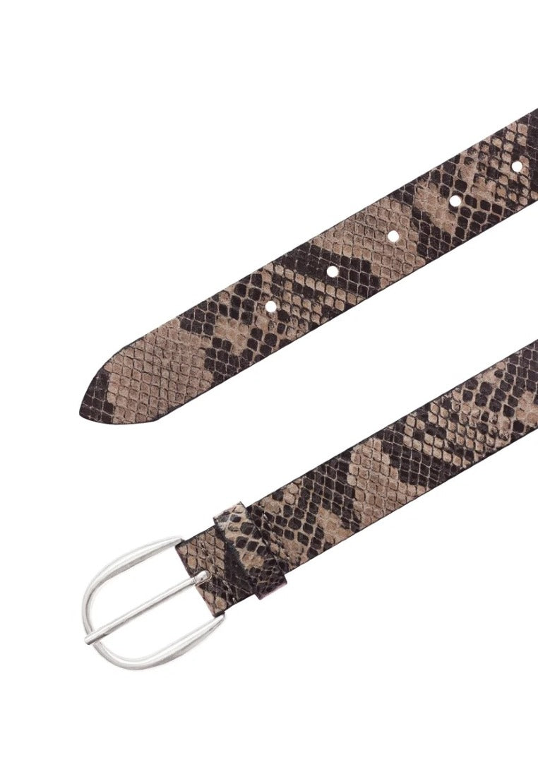 Ledergürtel in Schlangenoptik