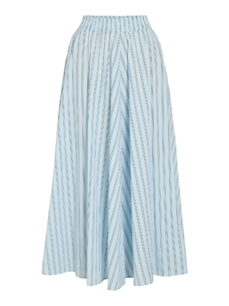 VILA Röcke Nantucket Breeze/Snow White/Navy Bl