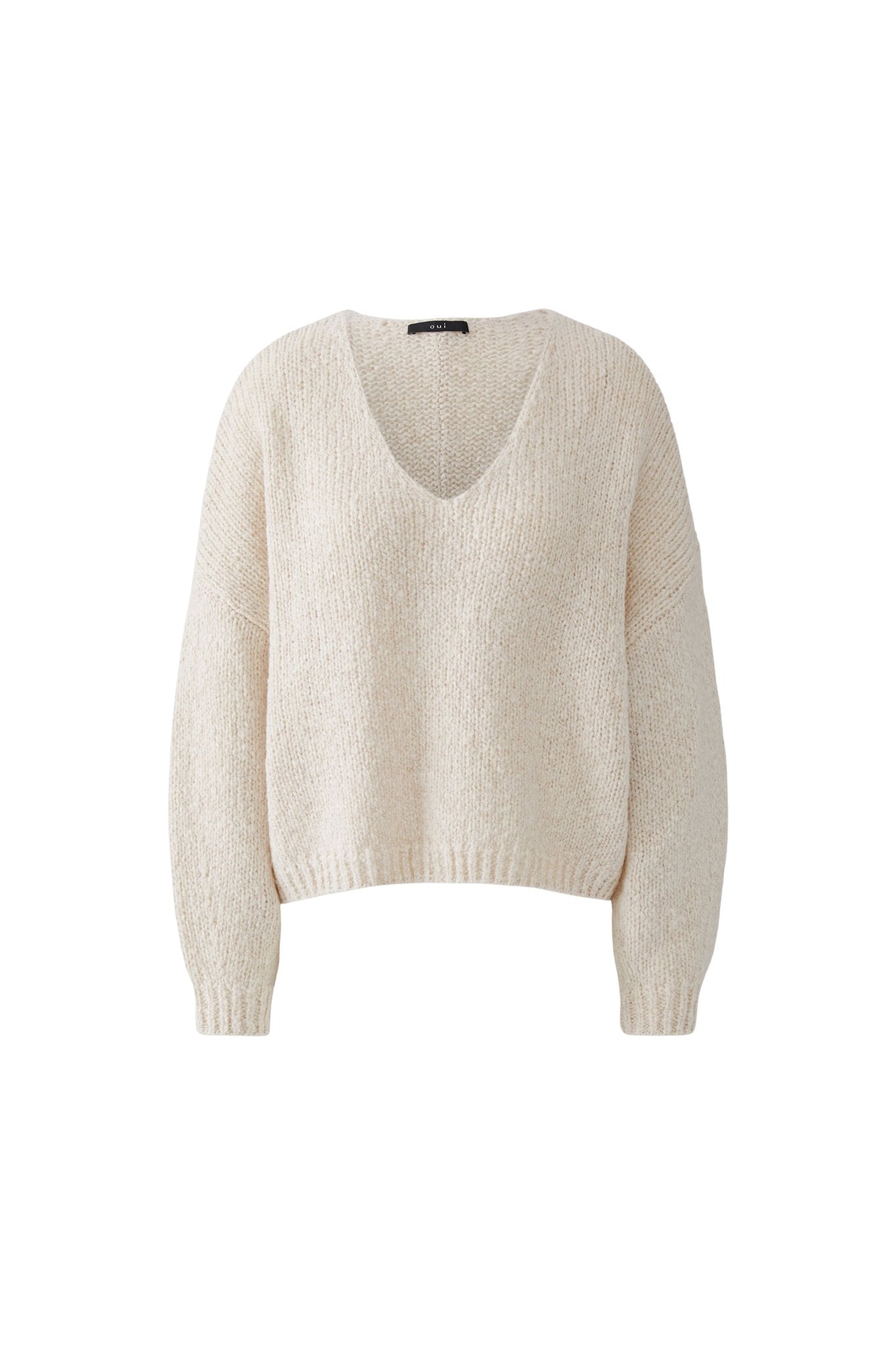 Strickpullover mit V-Ausschnitt