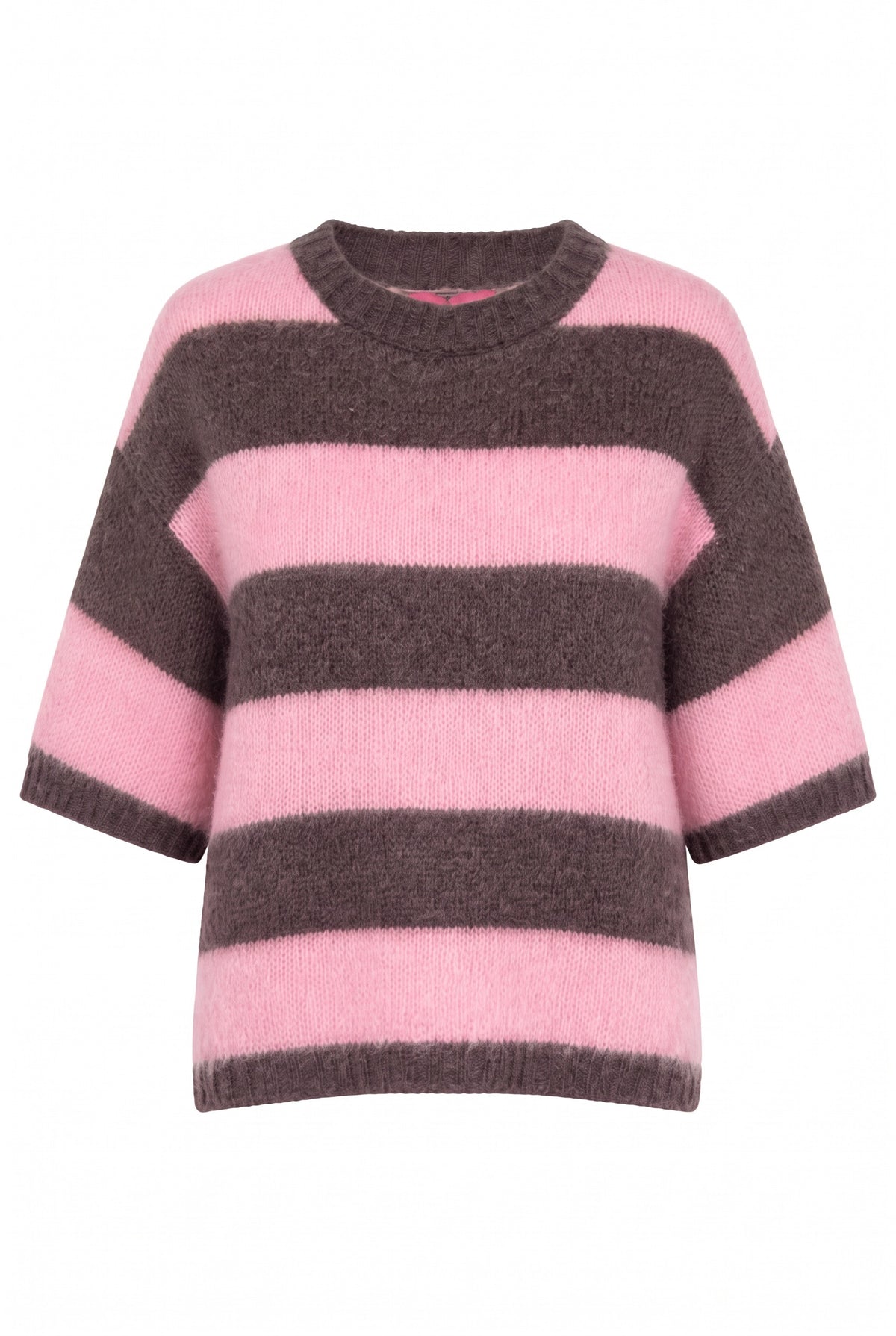 Strickpullover mit Streifen