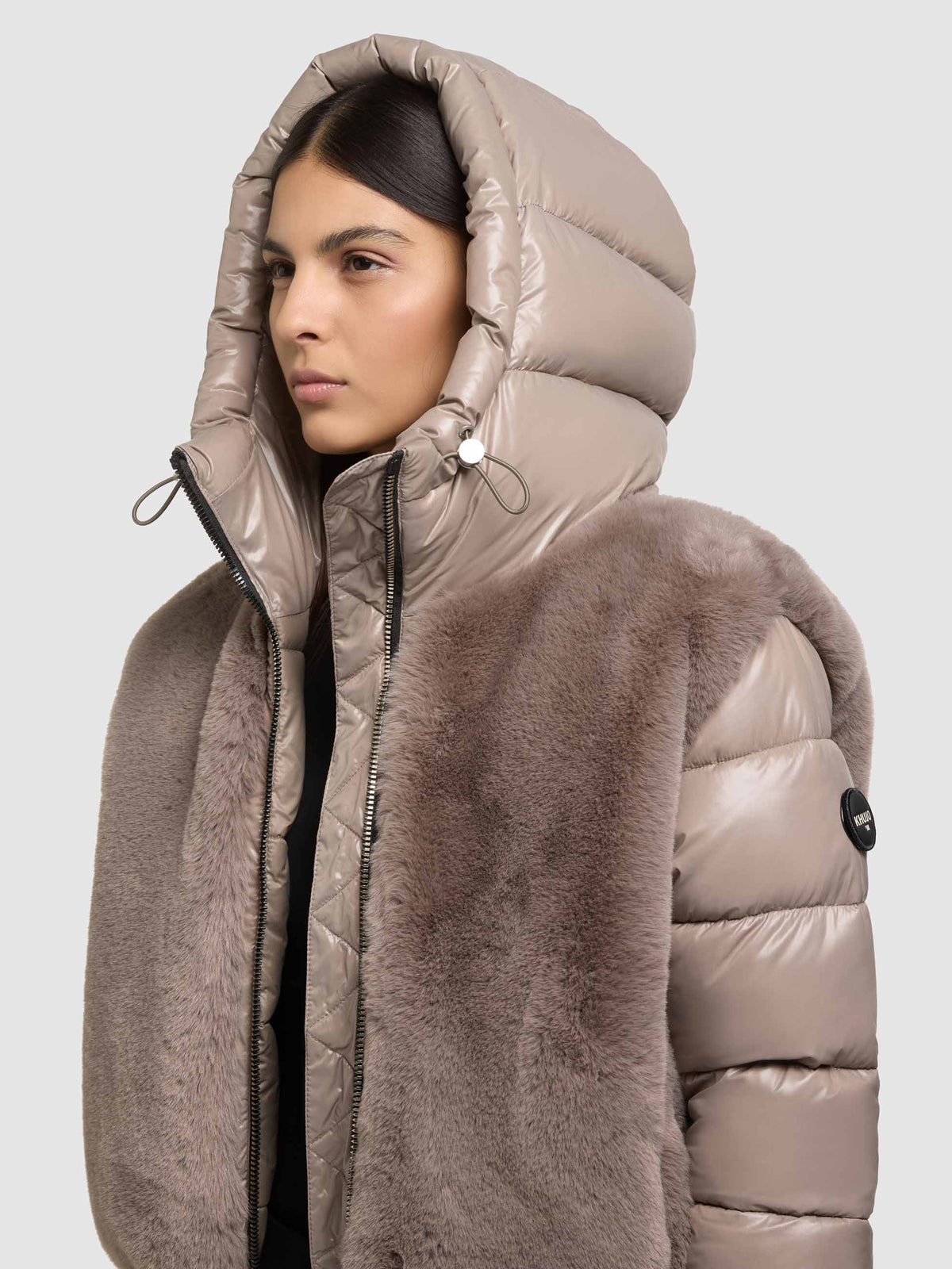 Steppjacke ONIKA mit Fellimitat