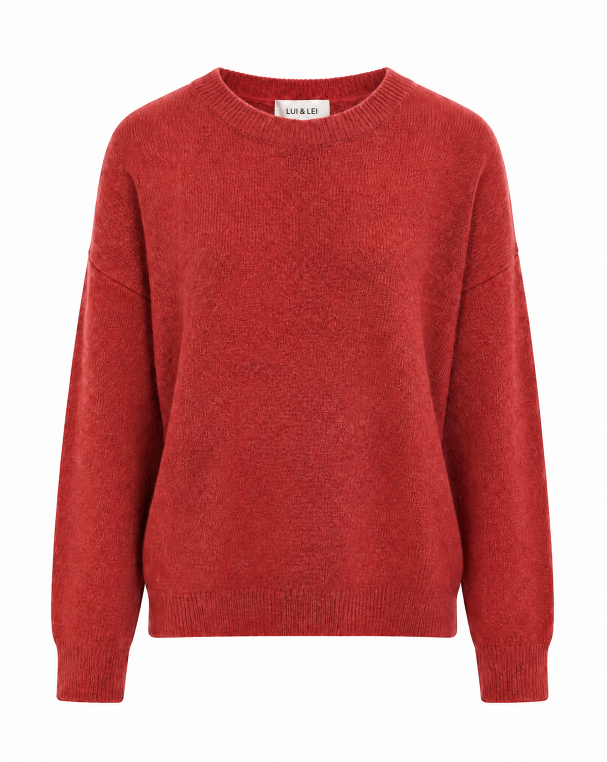 Strickpullover mit Rundhalsausschnitt