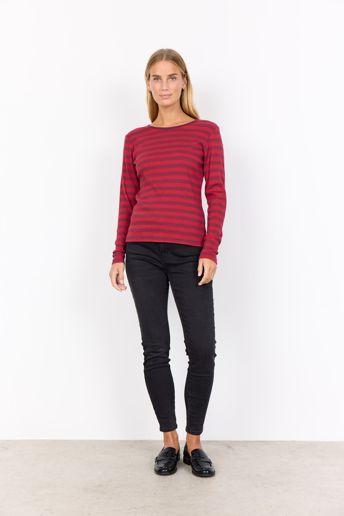 Soyaconcept Longsleeve Red Combi