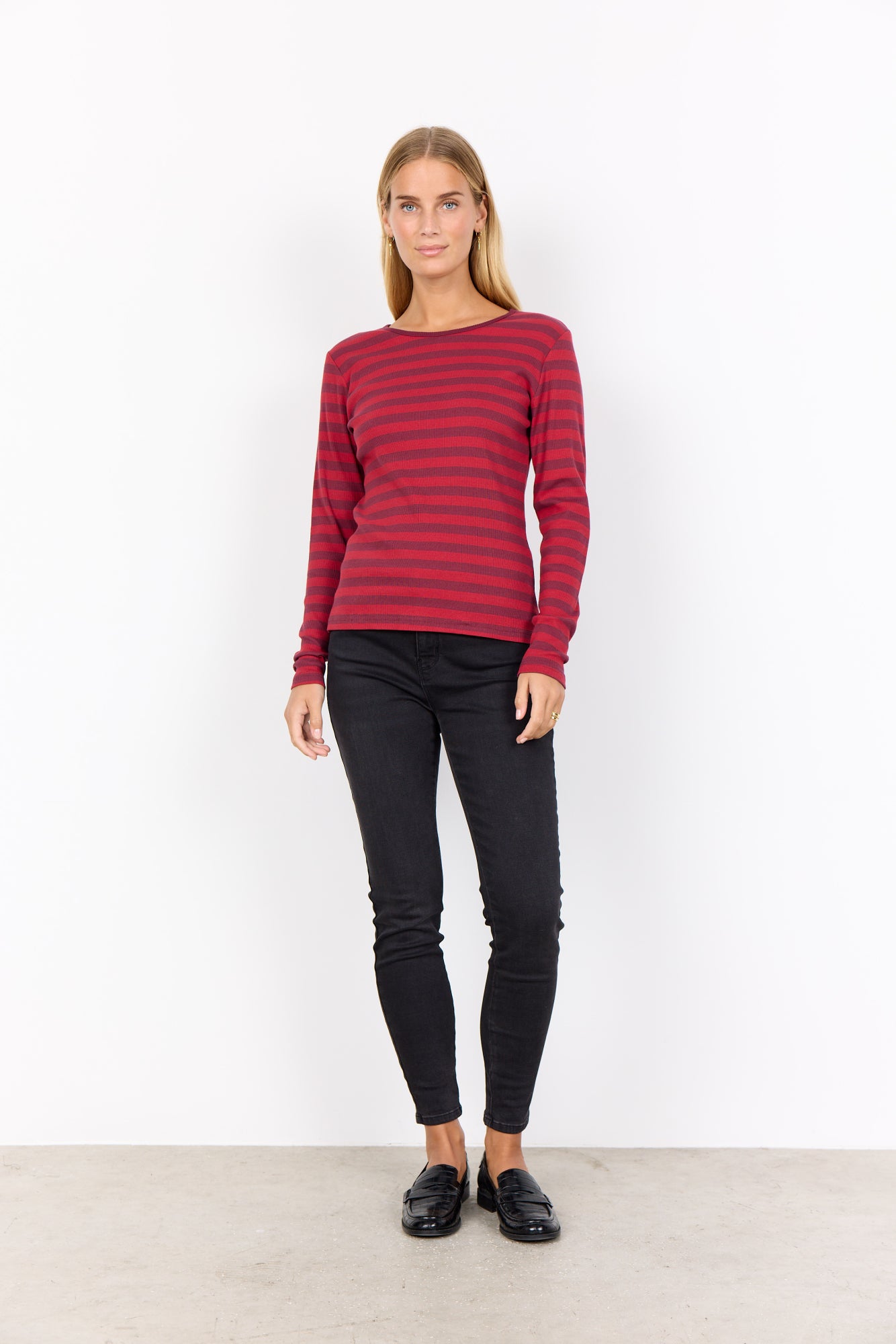 Soyaconcept Longsleeve Red Combi