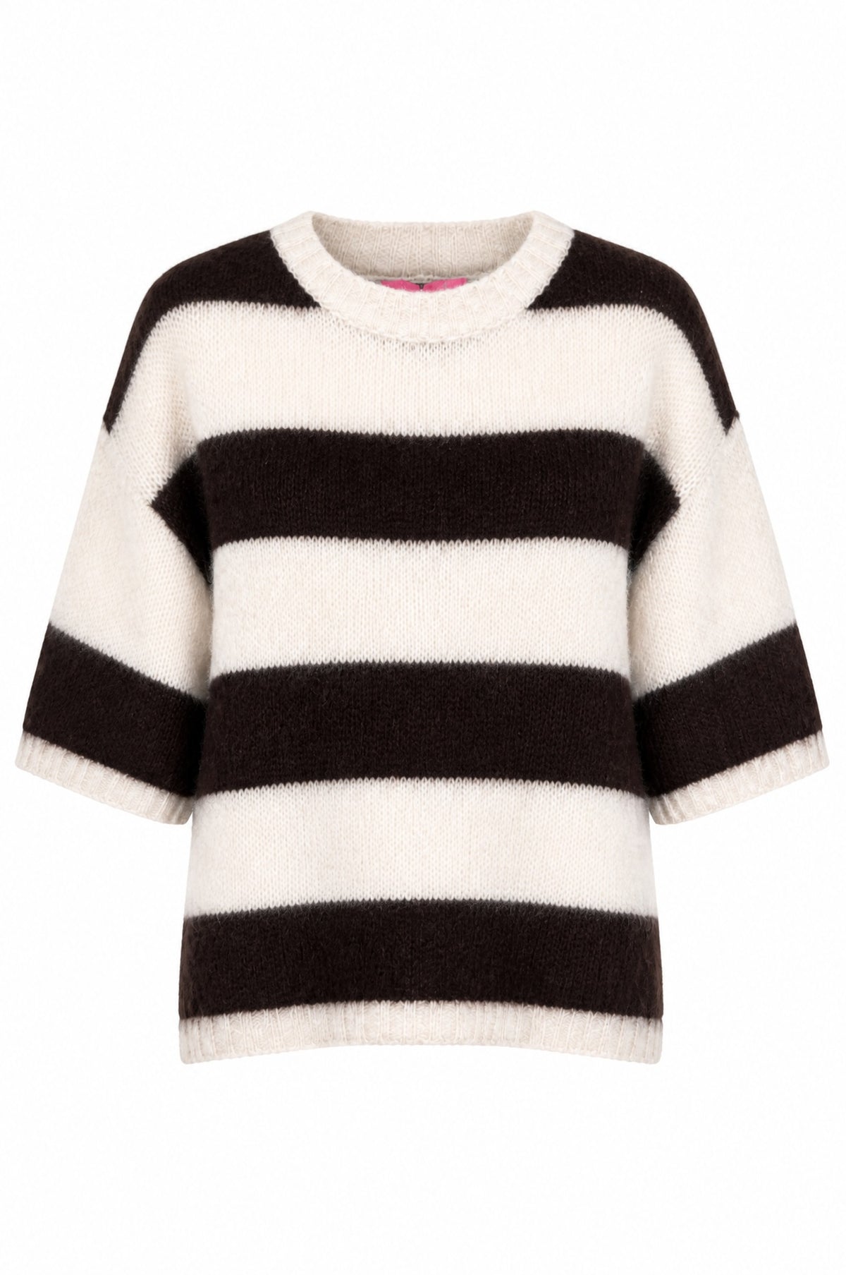 Strickpullover mit Streifen