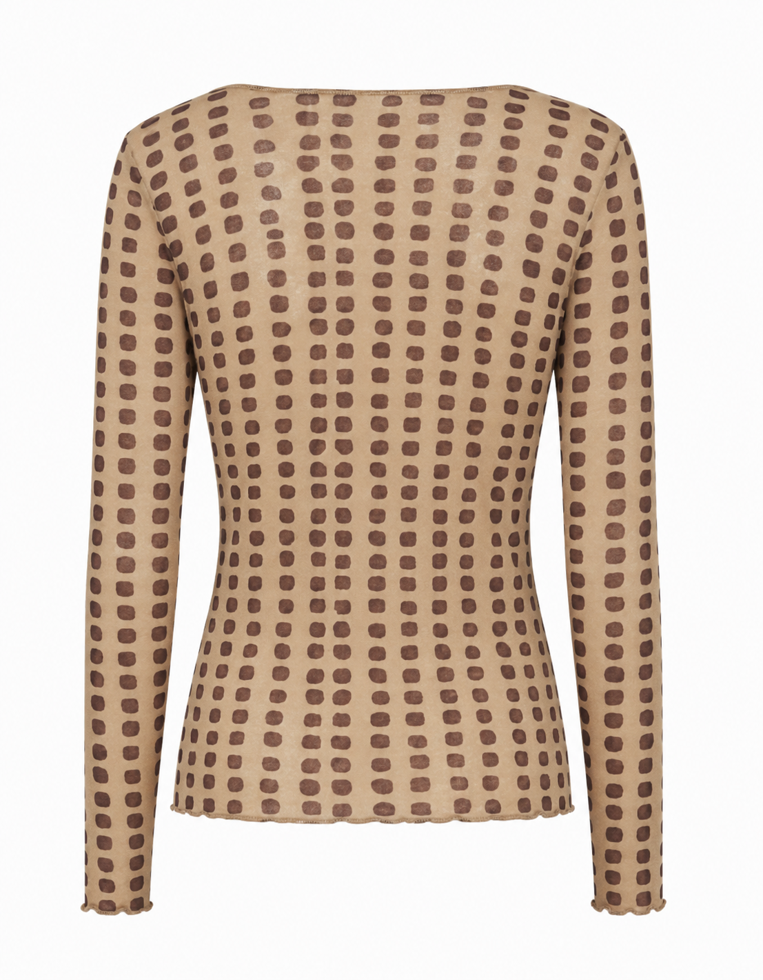 Longsleeve mit Punktmuster