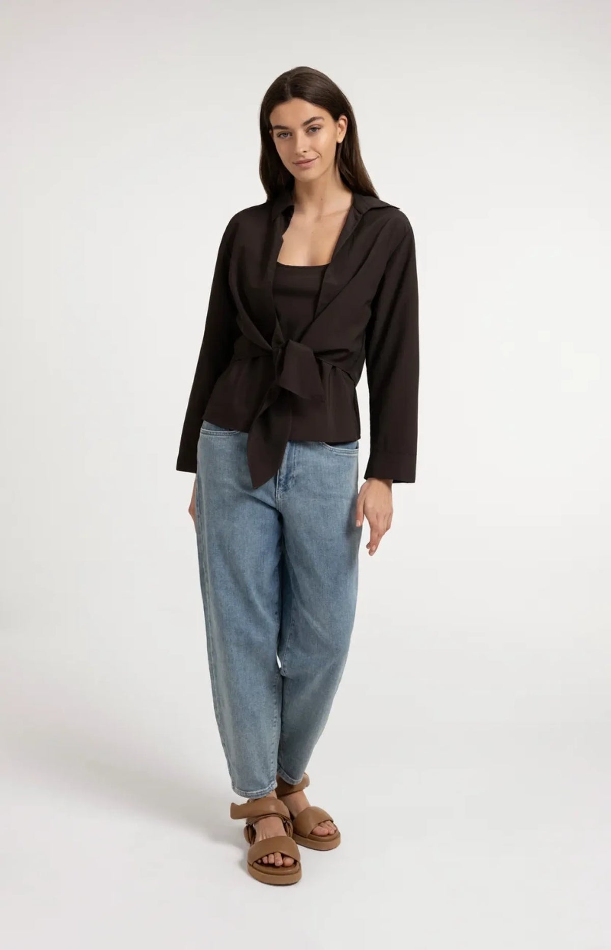 Denimhose mit lockerer Passform