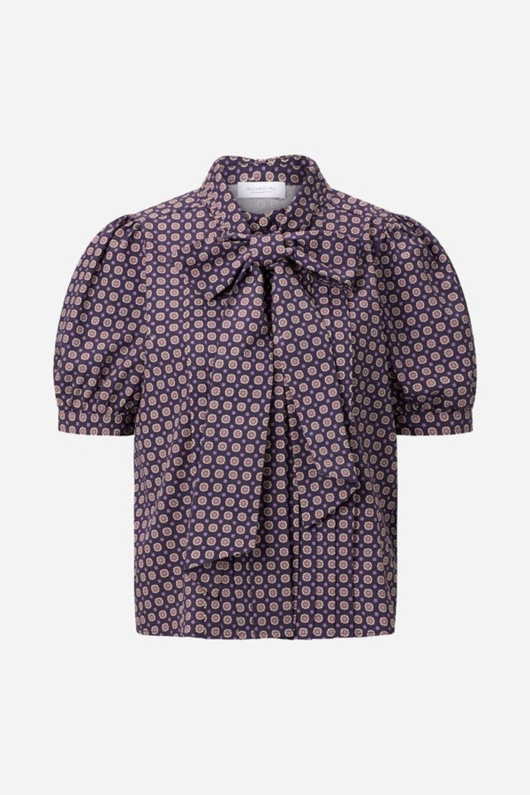 Schluppenbluse mit Dots