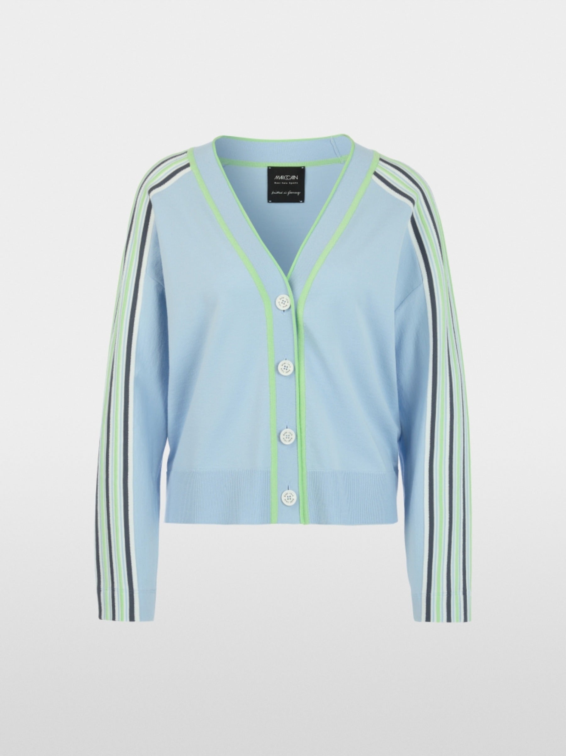 Cardigan mit seitlichen Streifen