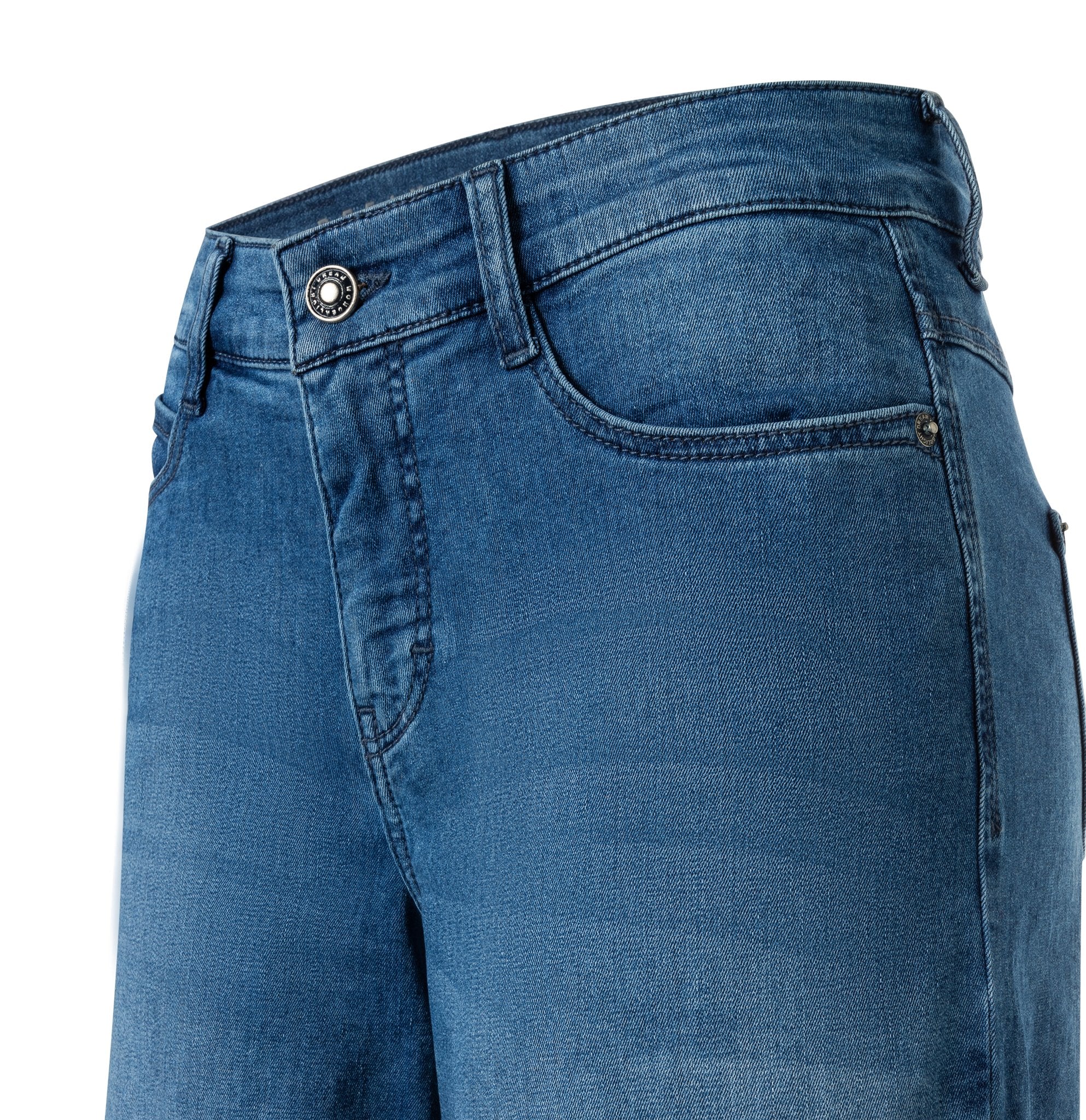 MAC Wide Leg Storm Blue Authentic Wash