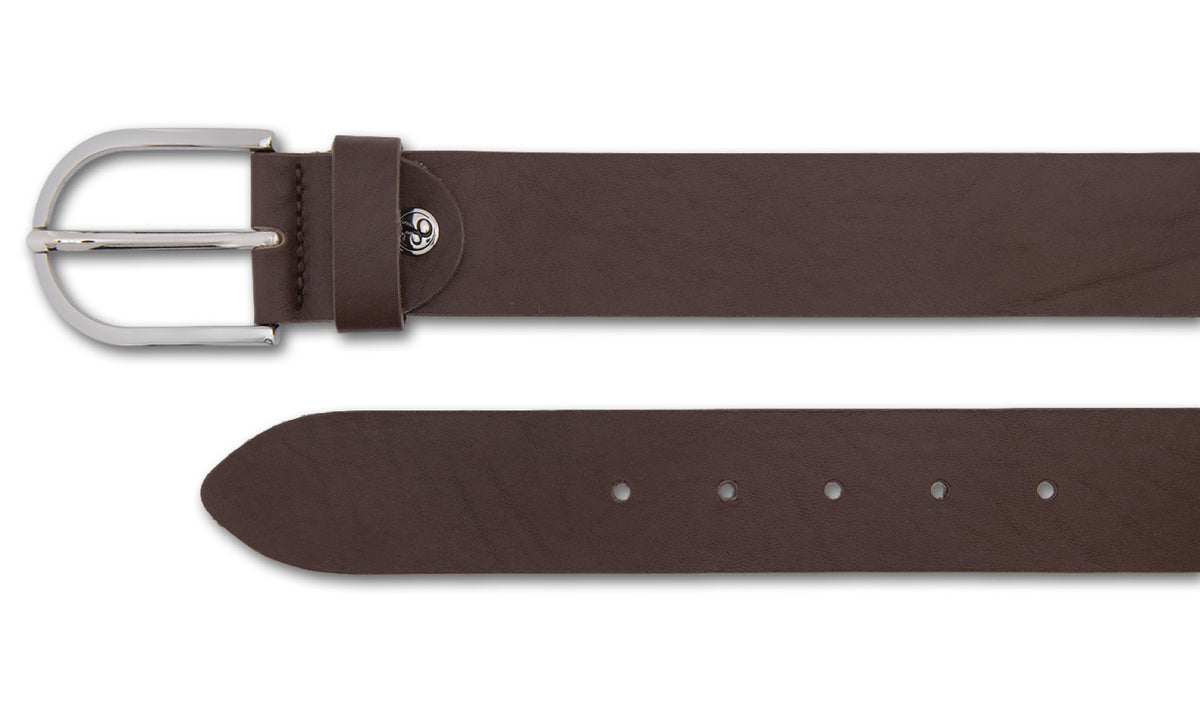 4cm Walk-Nappaledergürtel