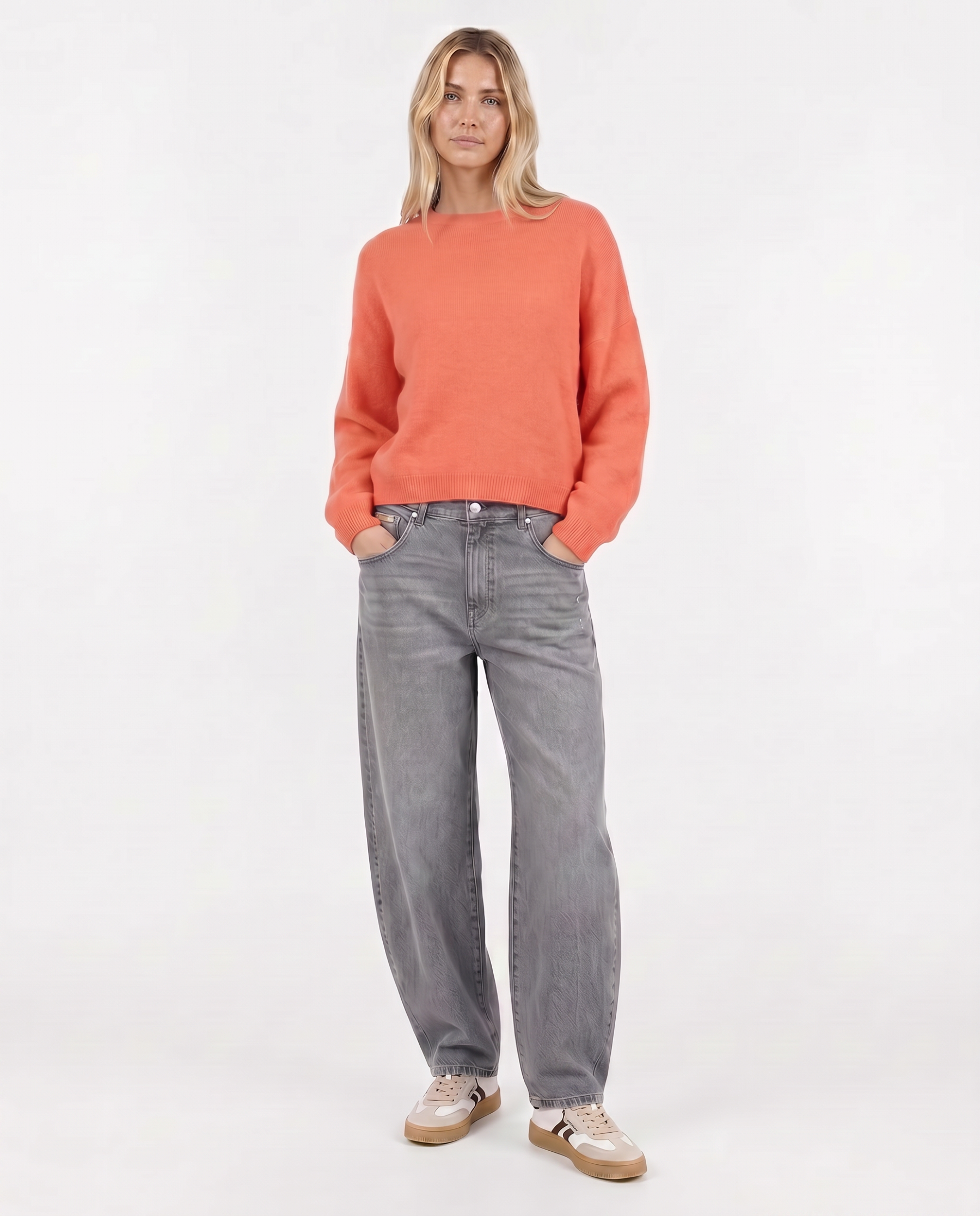 Goose Flash Strickpullover Orange