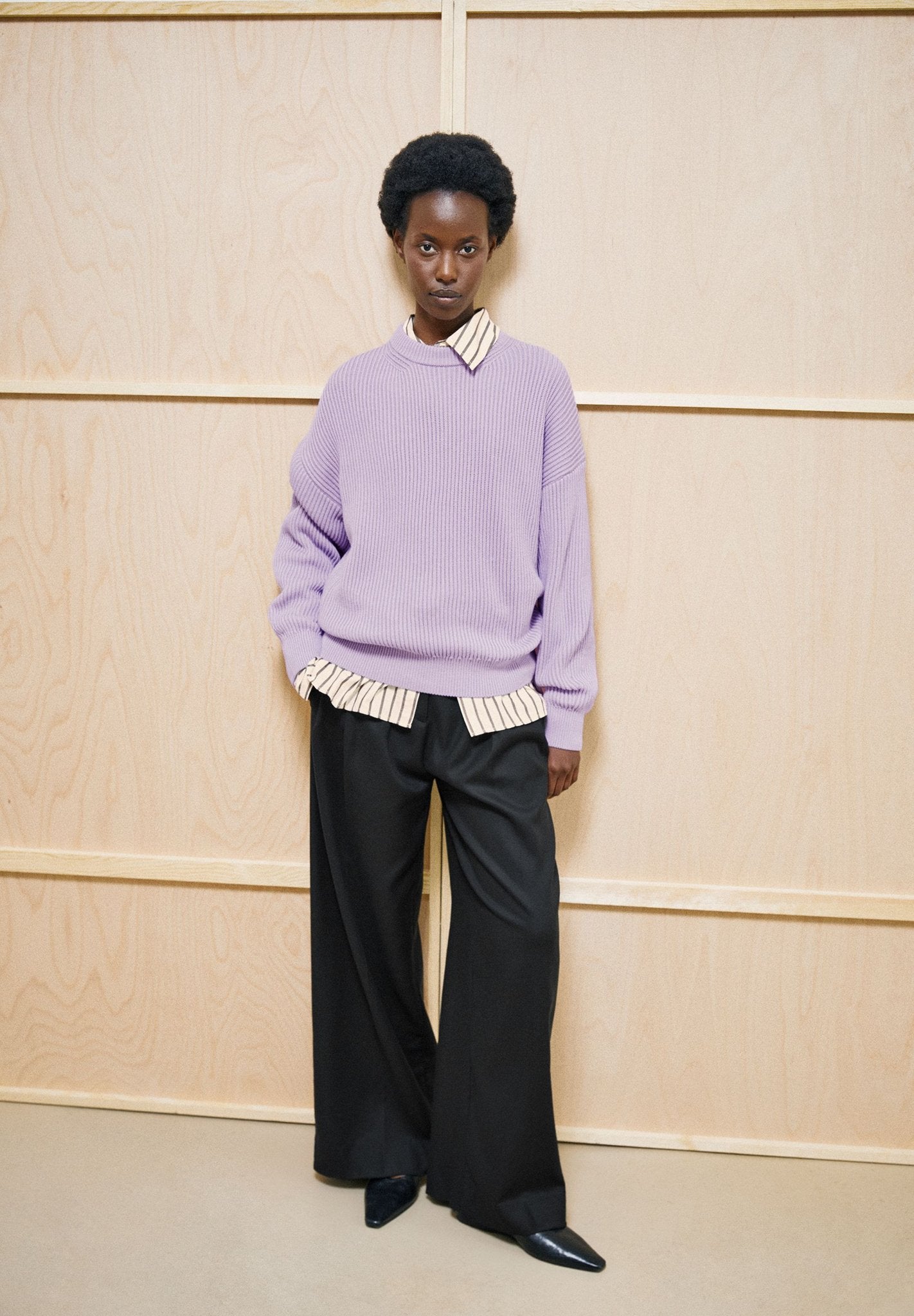 ARMEDANGELS Strickpullover Moonlit Lilac-Dark Moonlit Lilac
