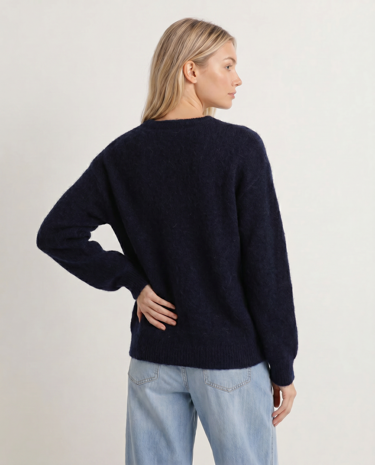 Goose Flash Strickpullover Navy