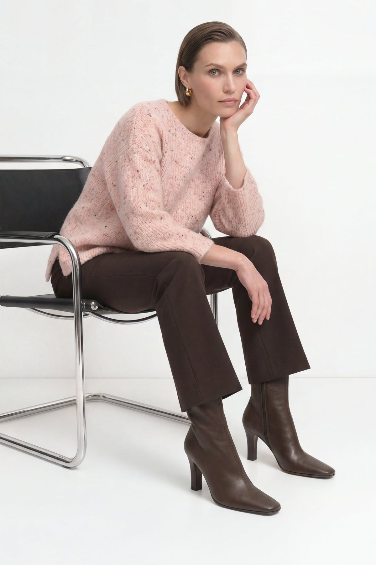 Strickpullover mit Alpakawolle