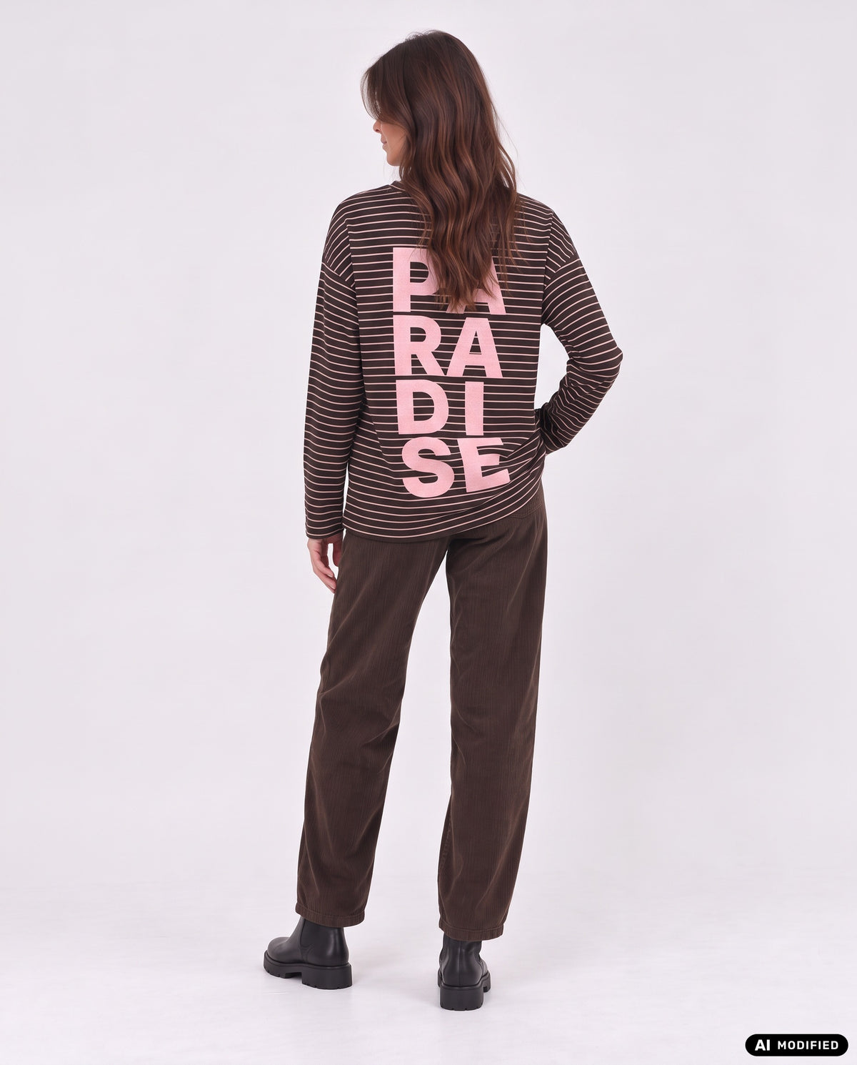 Longsleeve mit Backprint