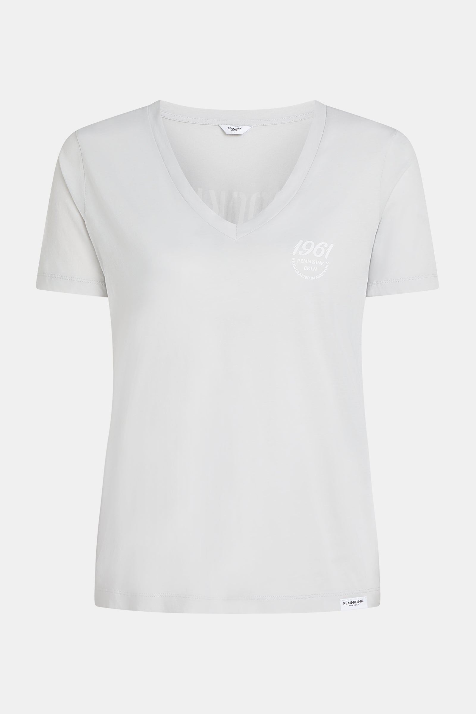 Penn & Ink T-Shirts Stone/White
