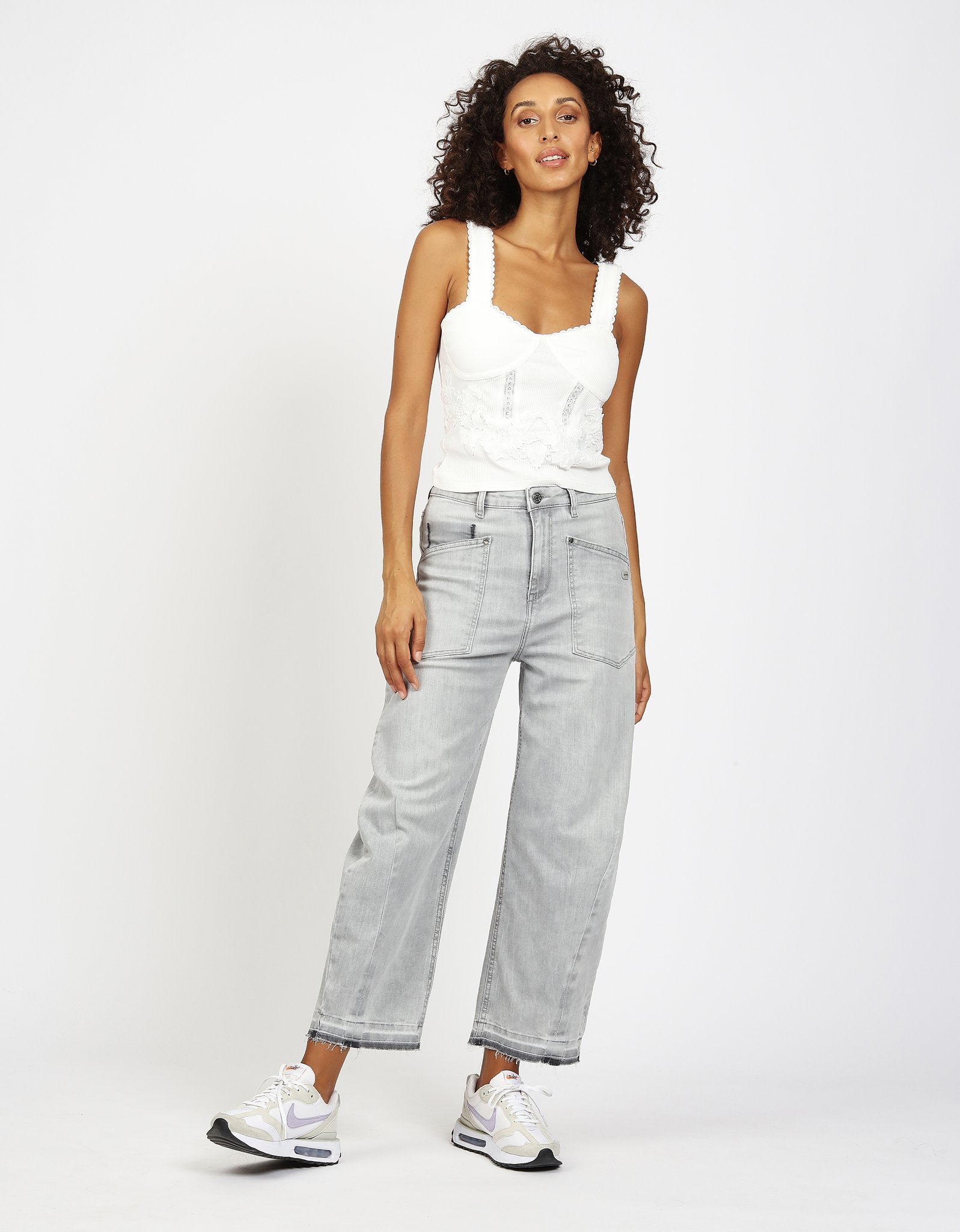 Gang O-Shape Light Grey Wash