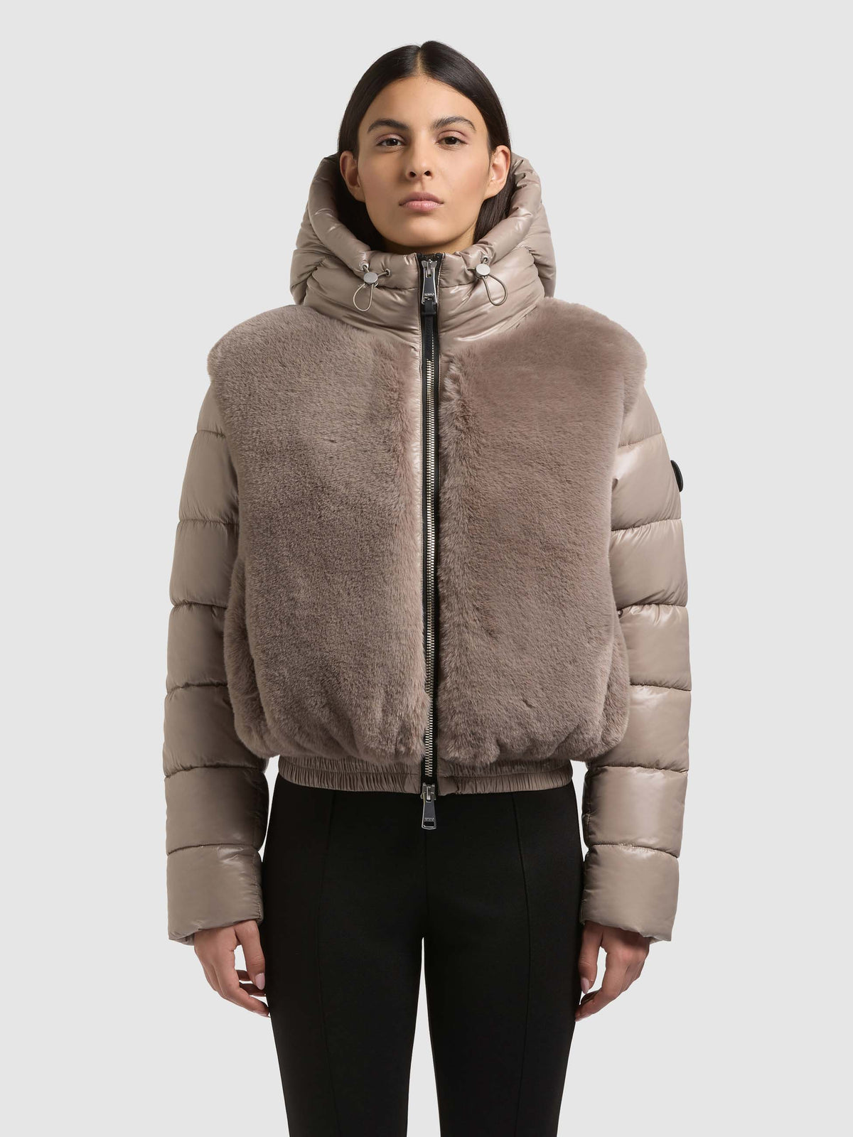 Steppjacke ONIKA mit Fellimitat