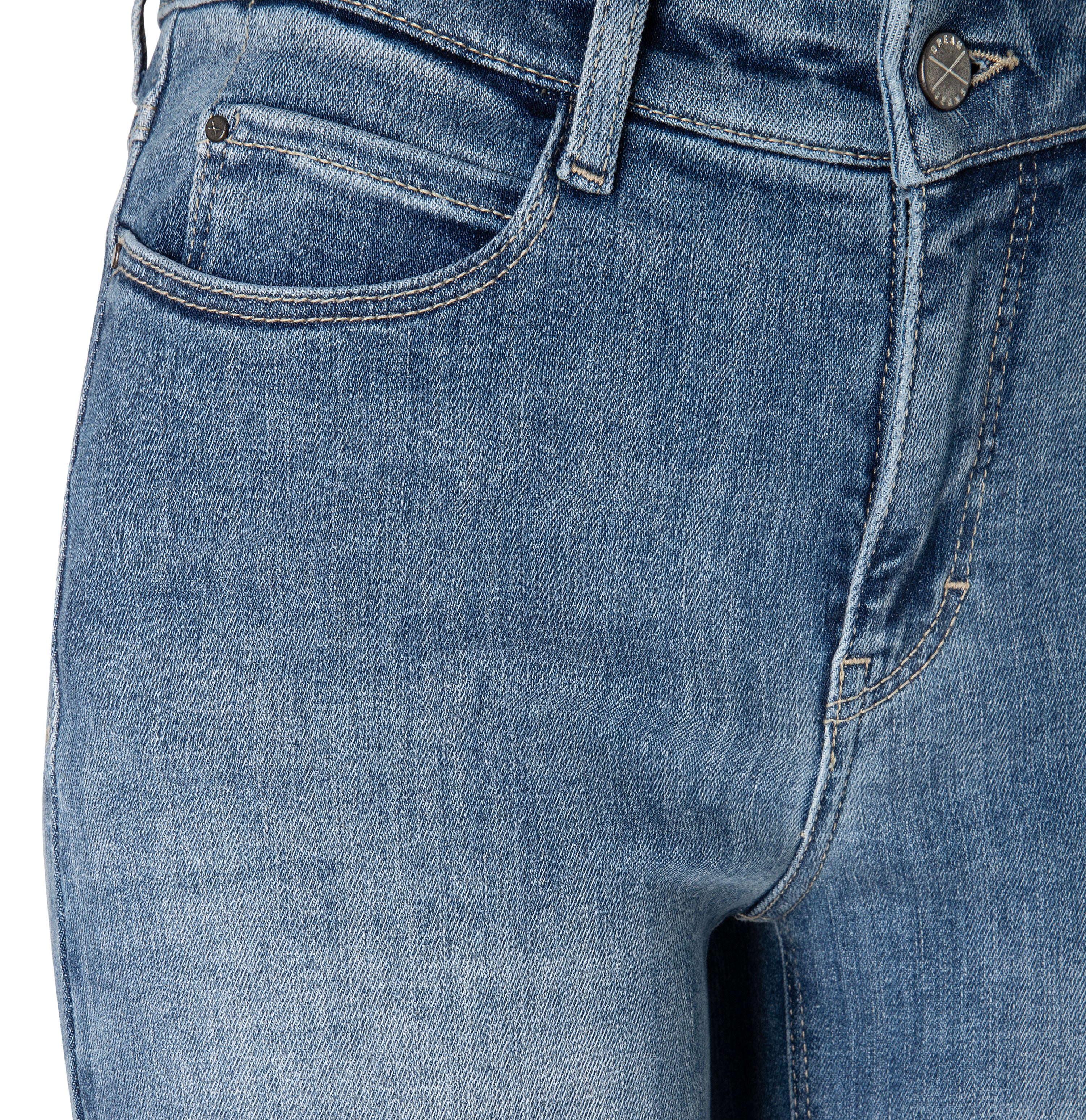 MAC Wide Leg Authentic Sky Blue Wash