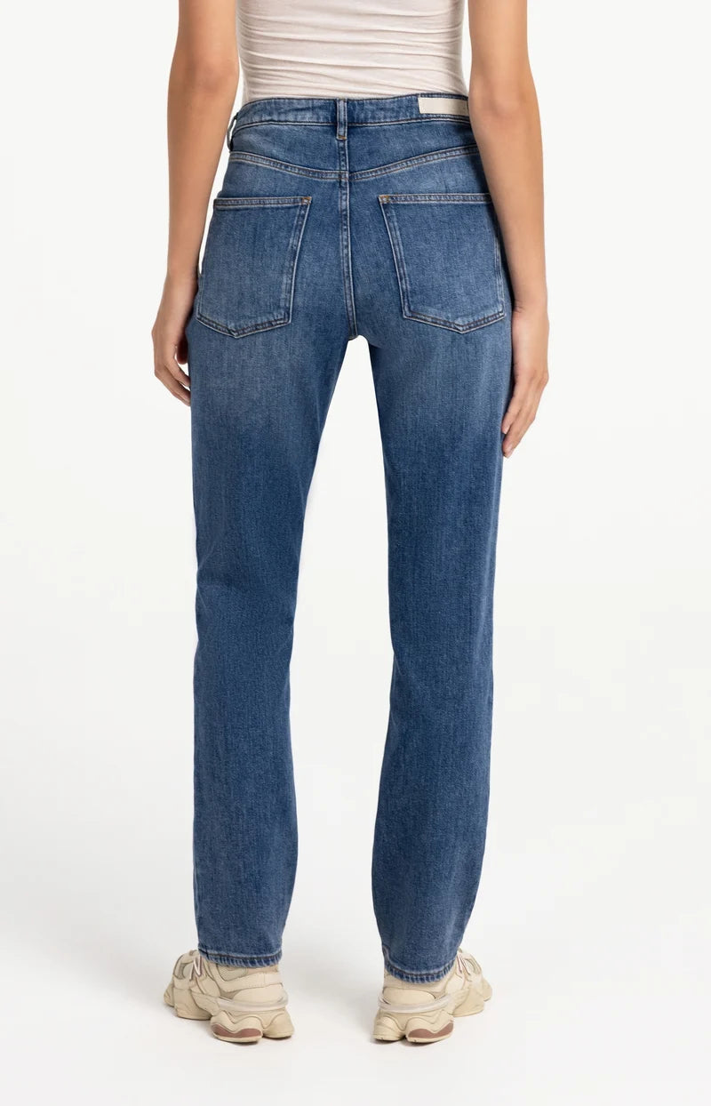 Slim Fit-Jeans mit geradem Bein