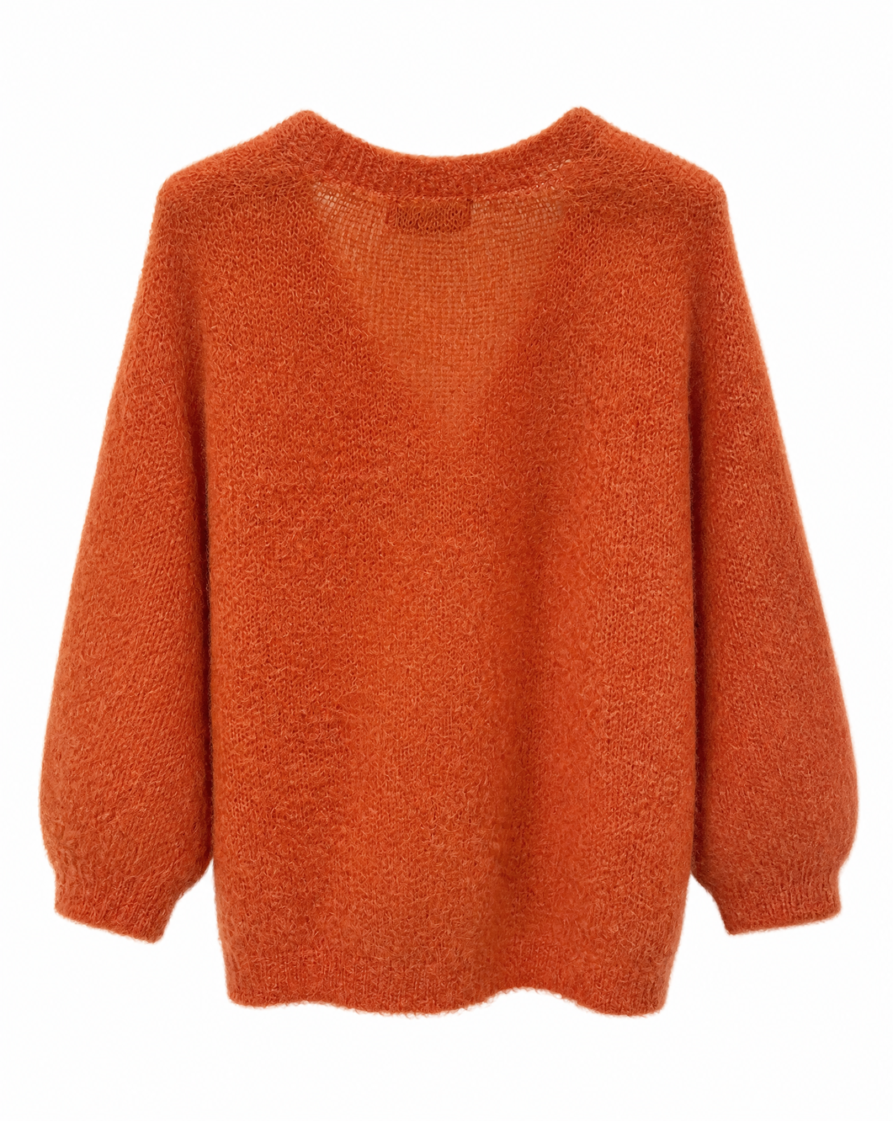 Strickjacke mit Tiefen V-Ausschnitt