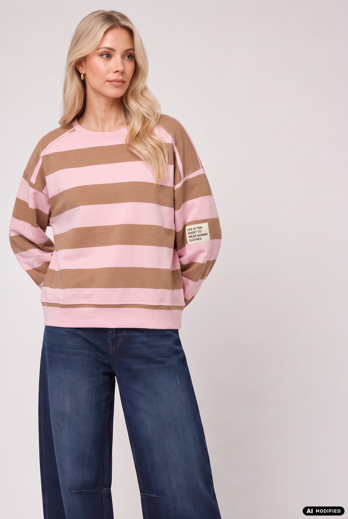 Sweatshirt "Life is too short"