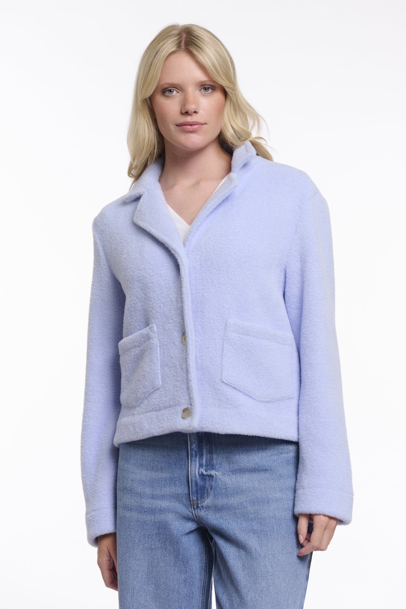 Rino&Pelle Teddyjacken Light Blue