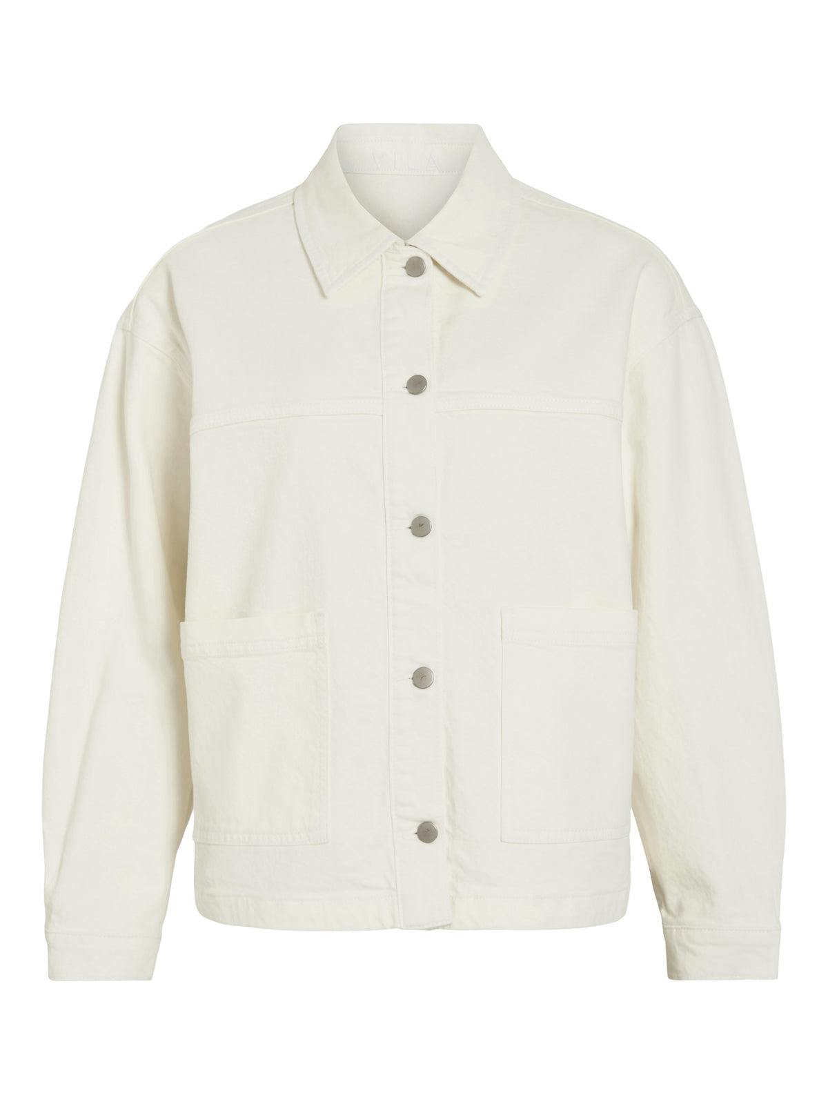 VILA Jeansjacken Cloud Dancer