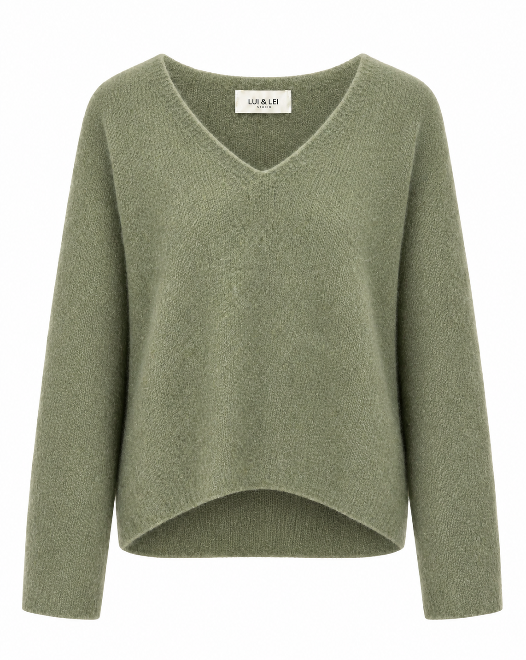 Strickpullover mit V-Ausschnitt