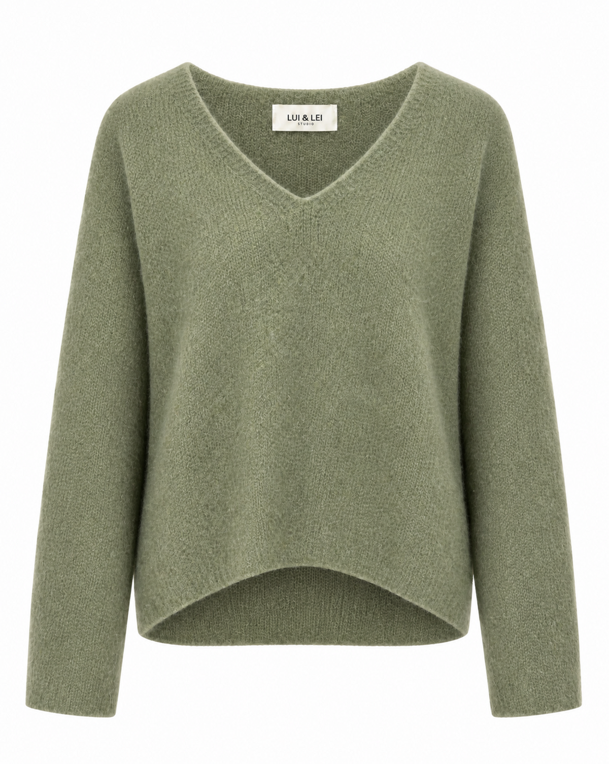 Strickpullover mit V-Ausschnitt