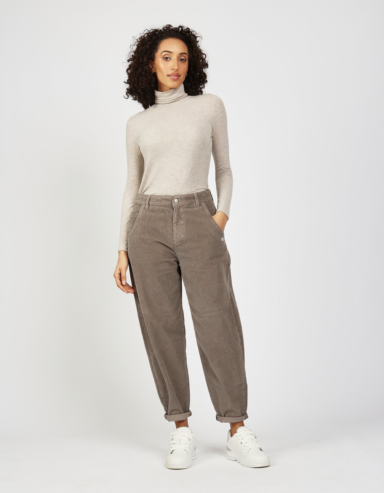 Gang Cordhosen Light Taupe